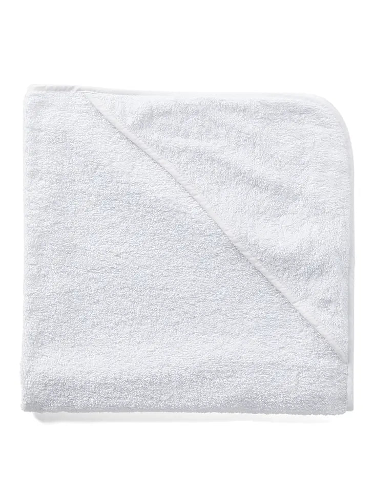 Solid White Hooded Towels